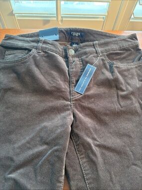 Chaps women’s Dark Brown Corduroy Trousers